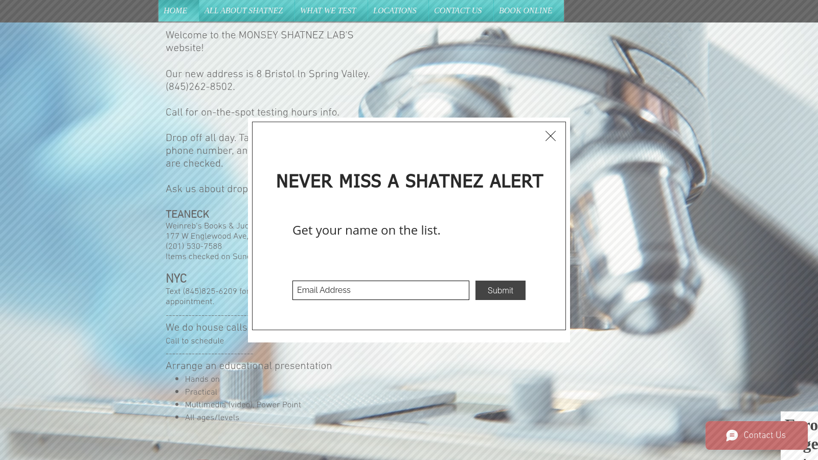 Monsey Shatnez Lab