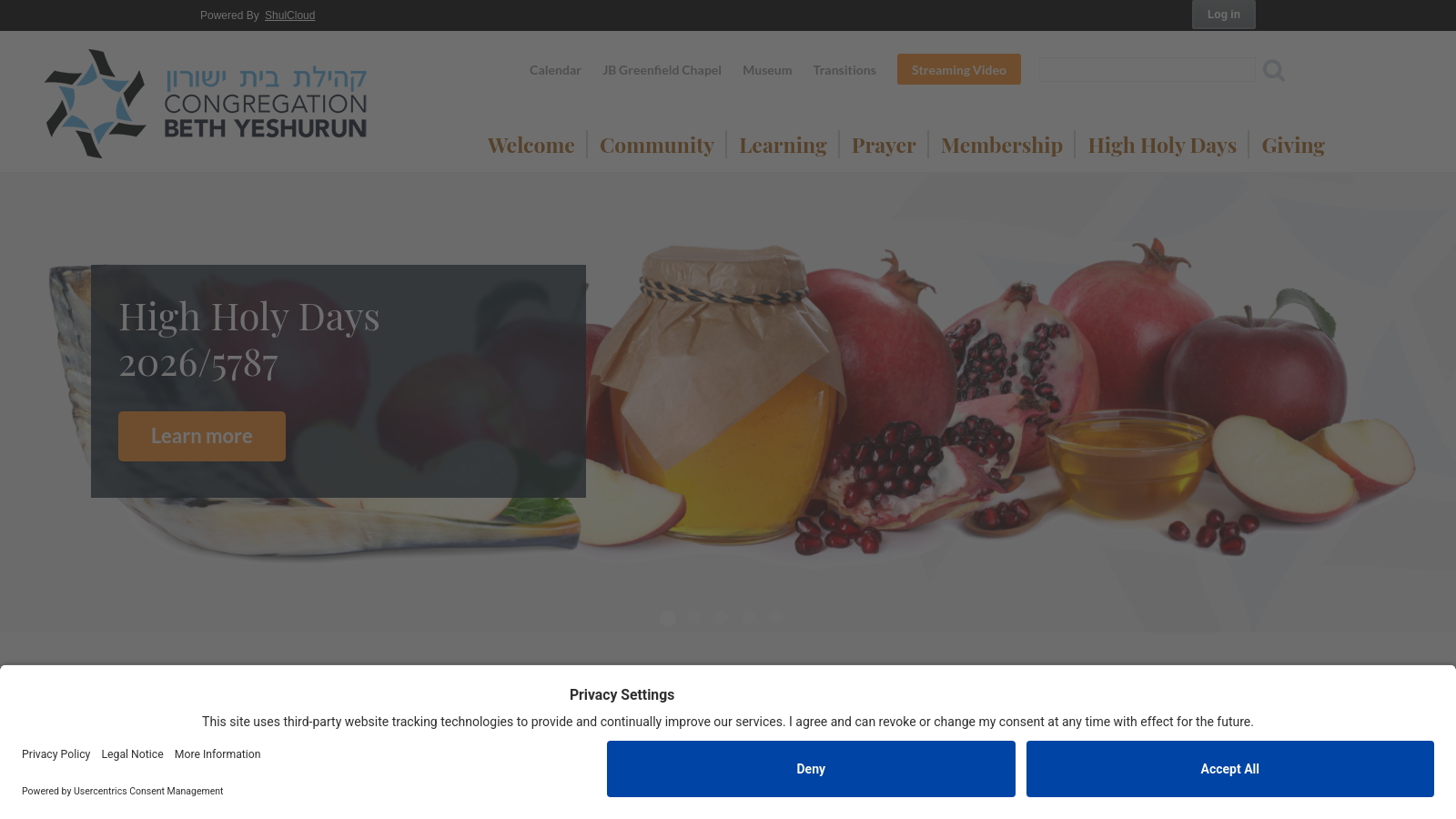 Congregation Beth Yeshurun Sisterhood Gift Shop