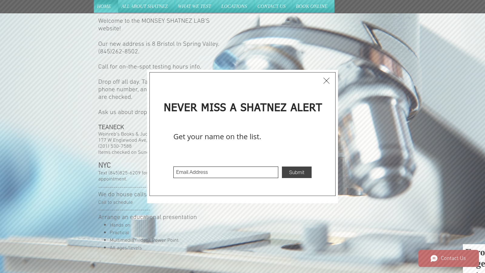 Monsey Shatnez Lab