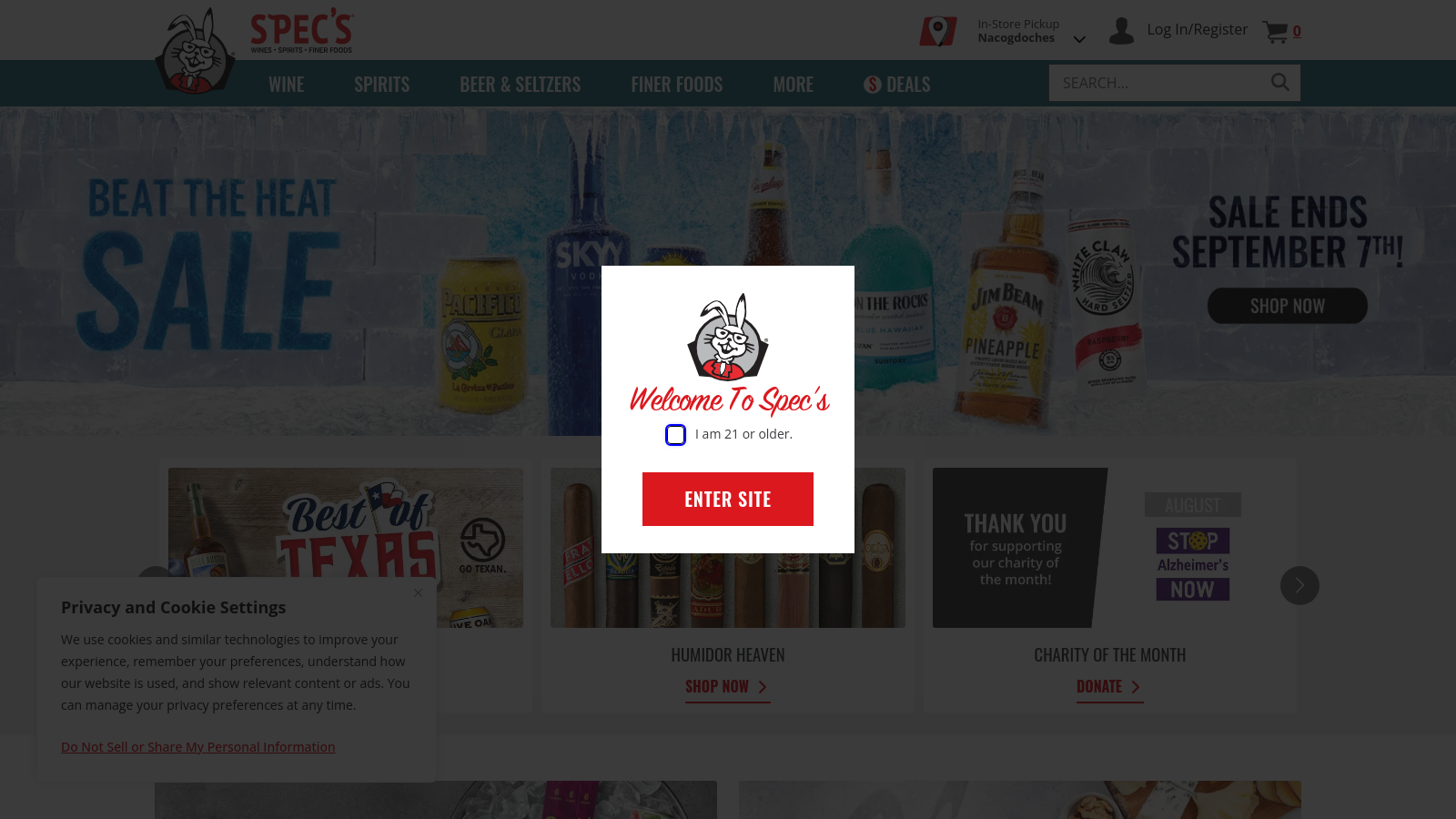 Spec's Wines, Spirits & Finesse