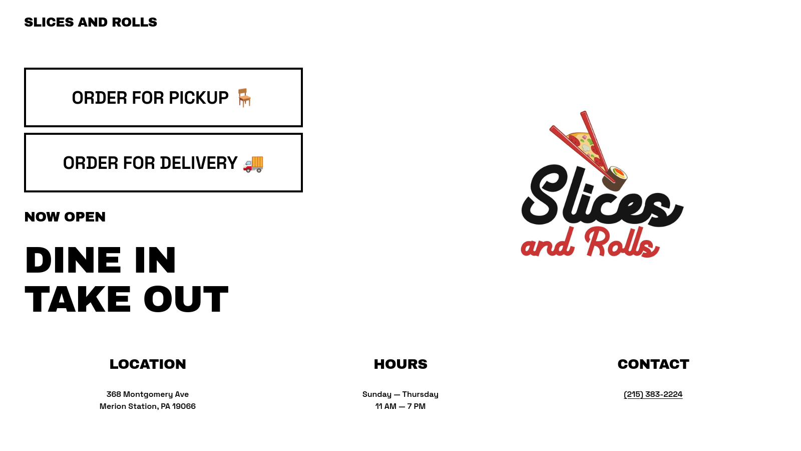 Slices and Rolls