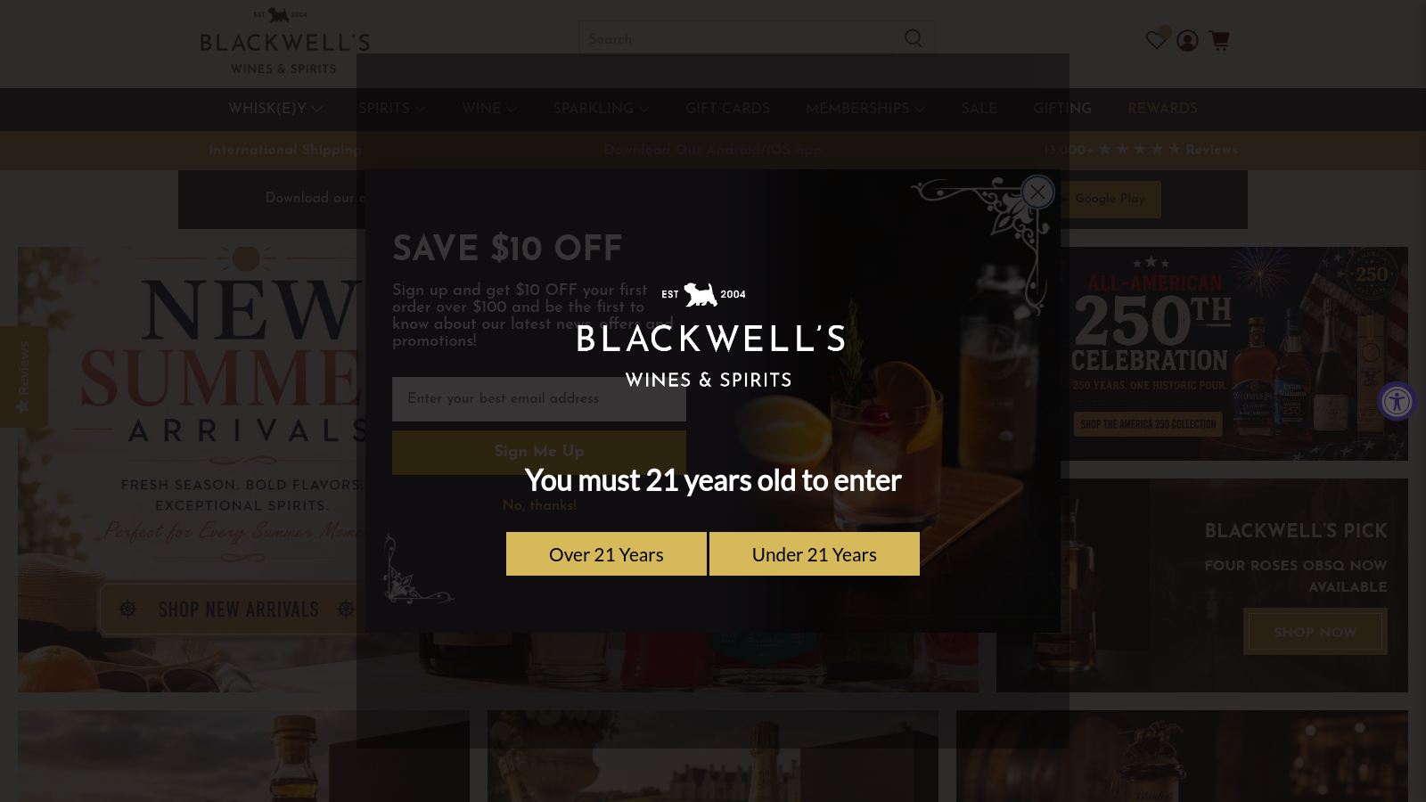Blackwell's Wines and Spirits