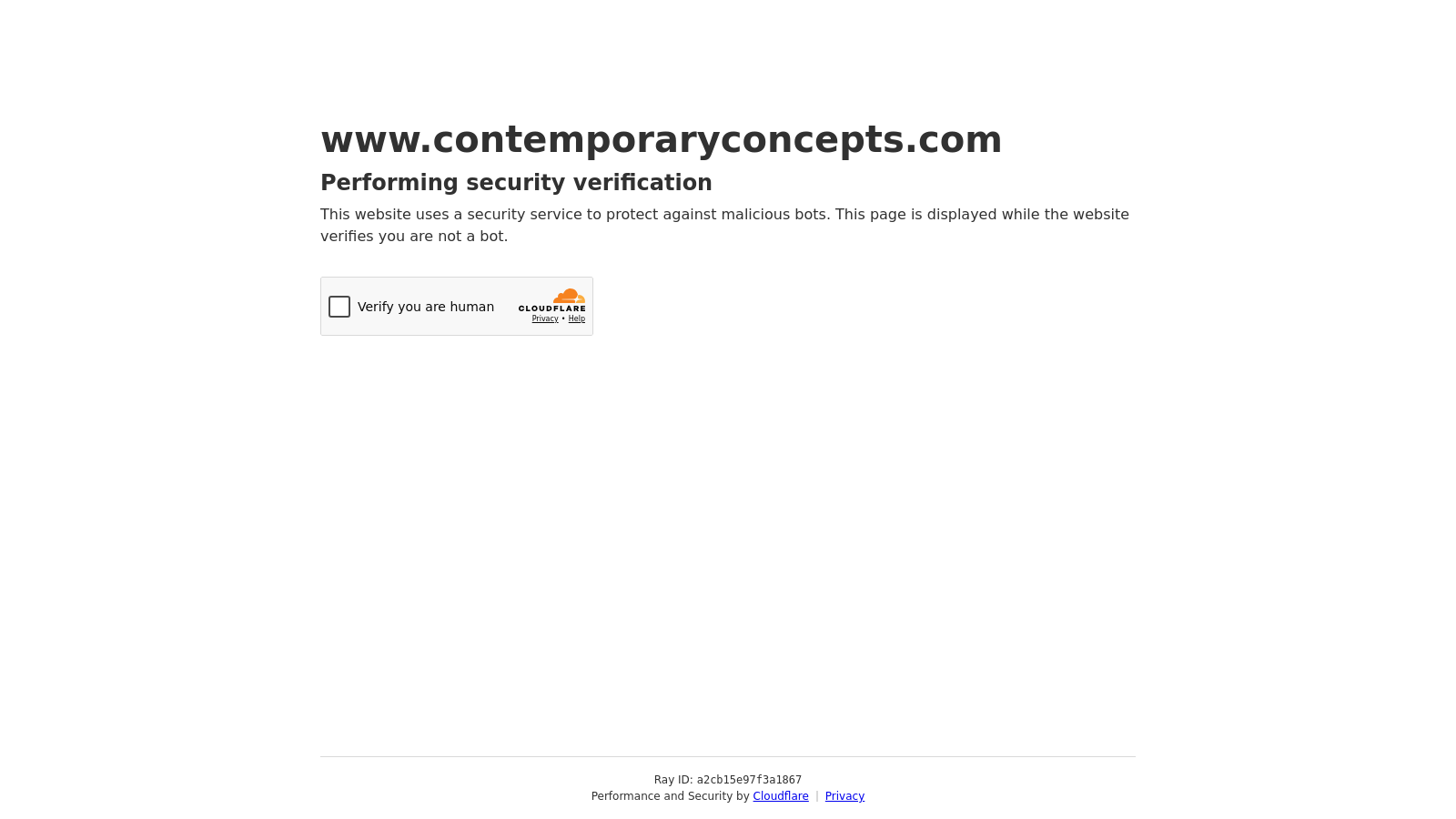 Contemporary Concepts