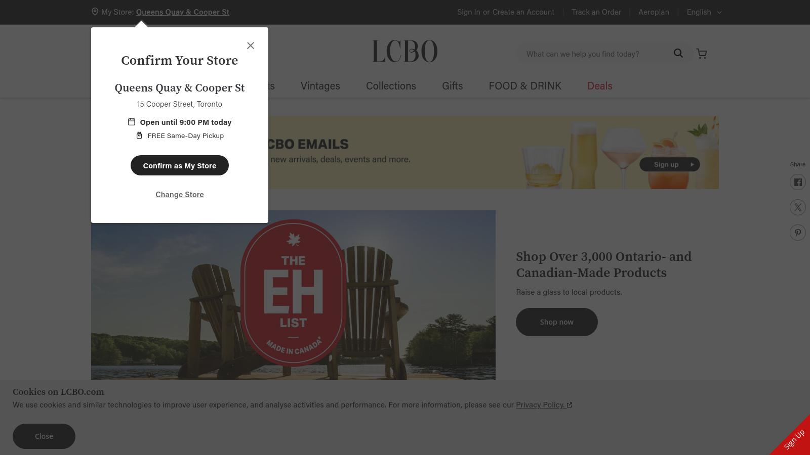 LCBO Kosher Wine Destination - Wilson Ave