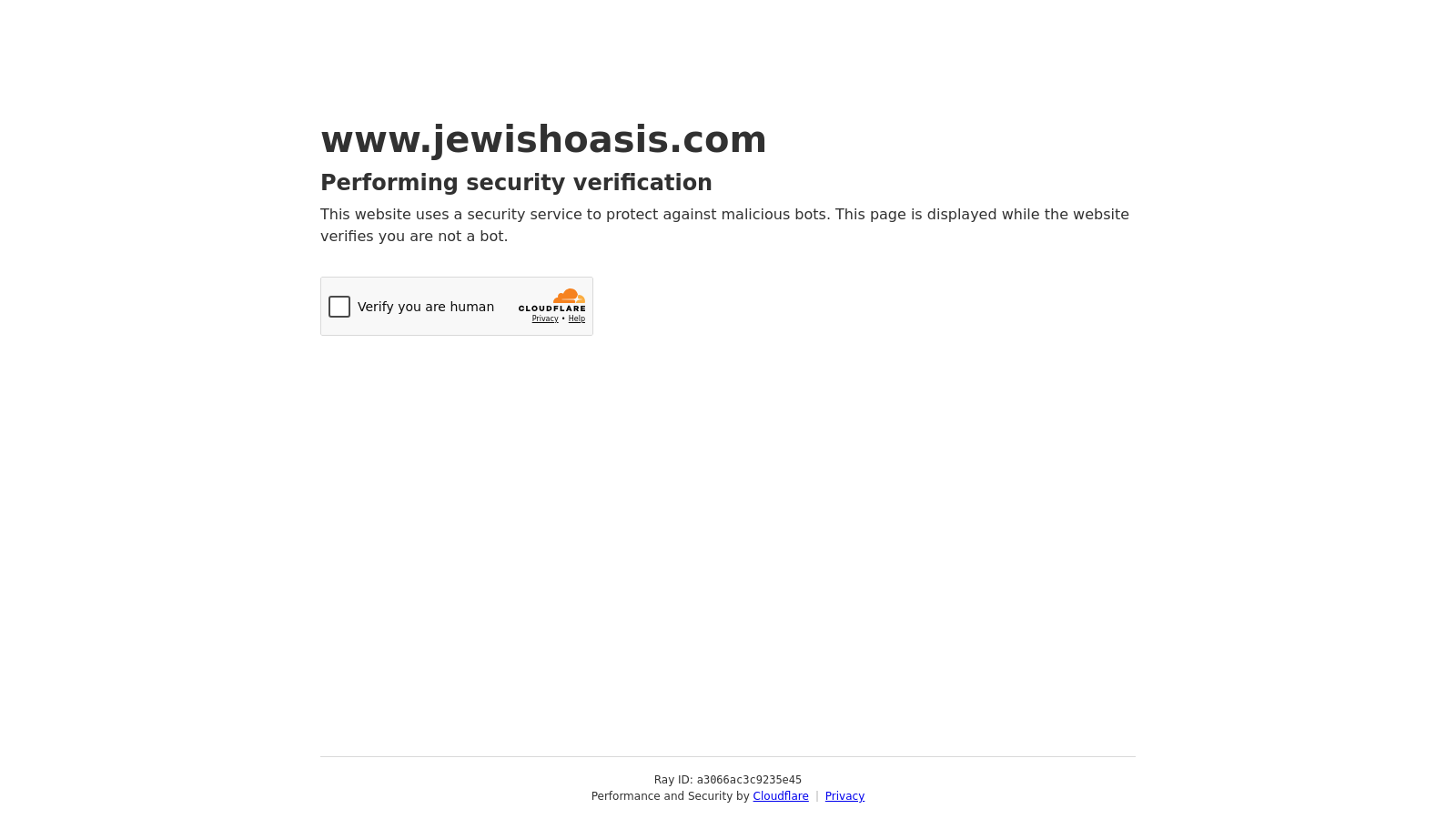 Jewish Oasis
