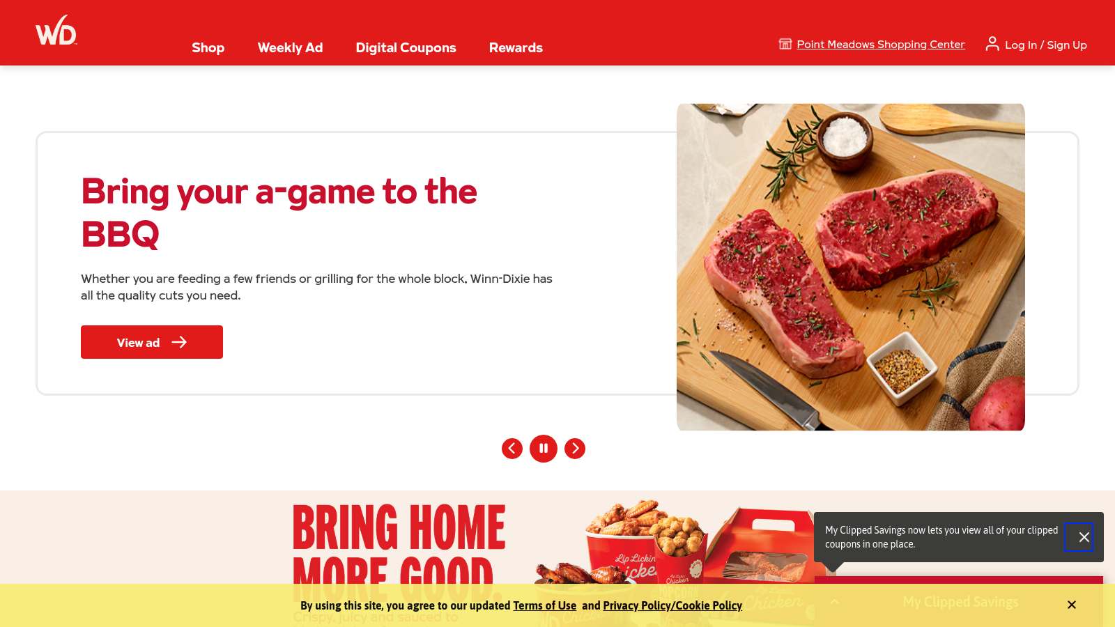 Winn-Dixie Kosher Market Department