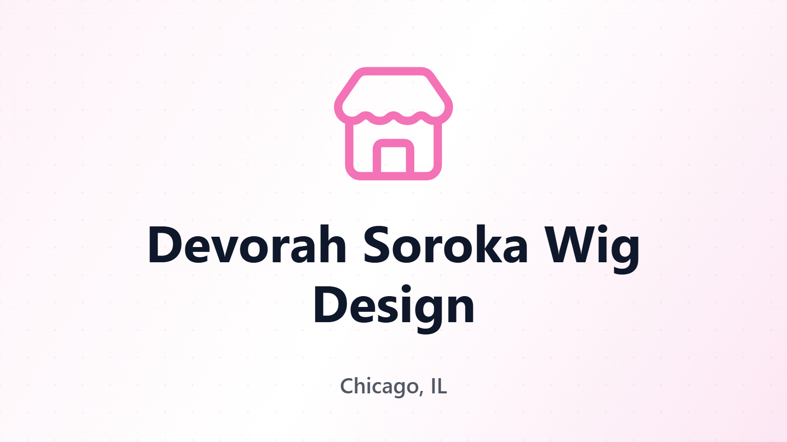 Devorah Soroka Wig Design