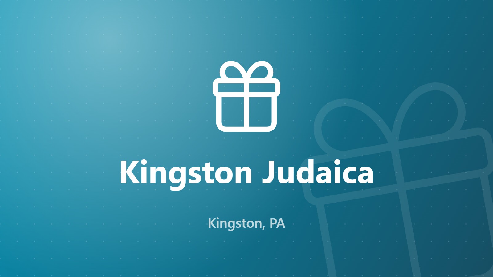 Kingston Judaica