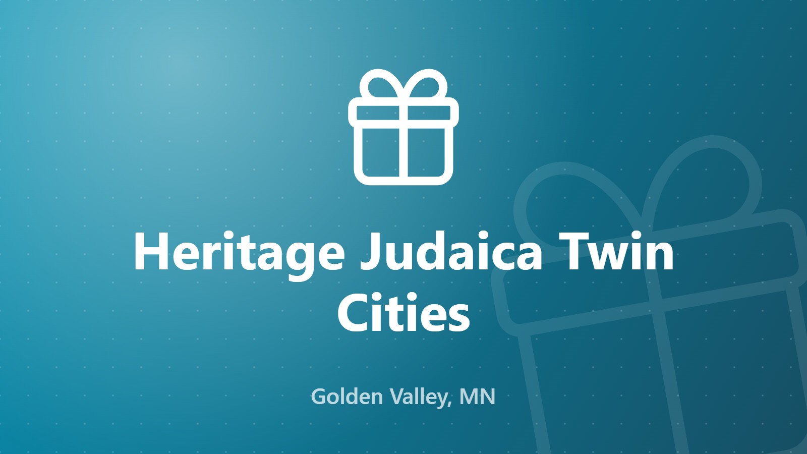 Heritage Judaica Twin Cities