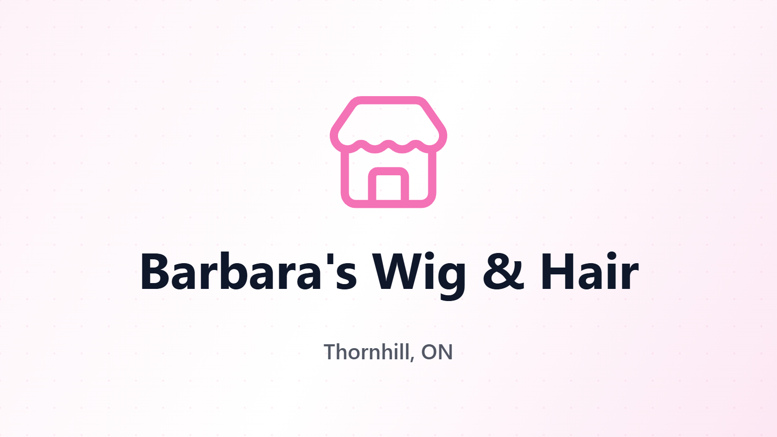 Barbaras Wig & Hair