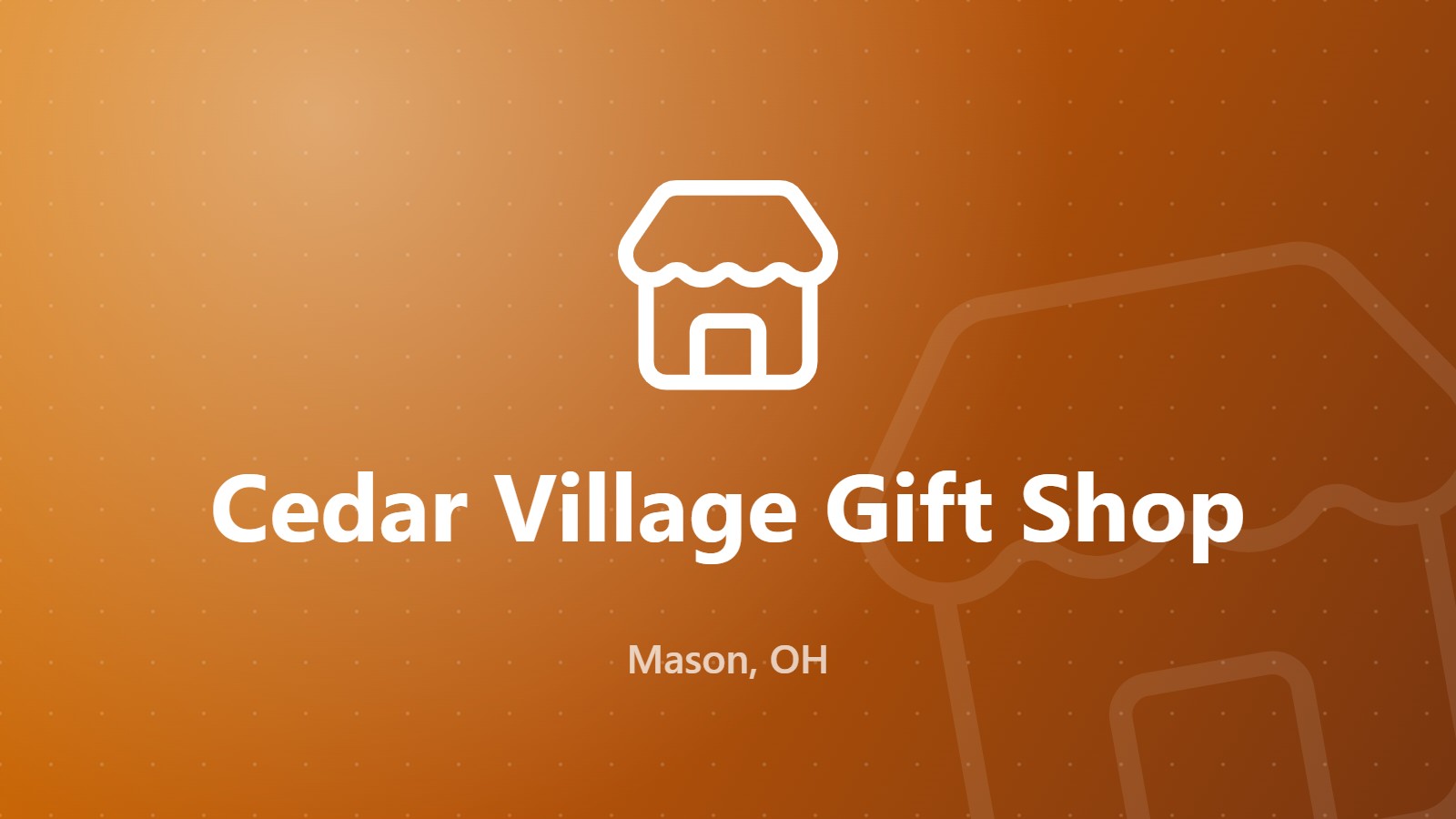 Cedar Village Gift Shop