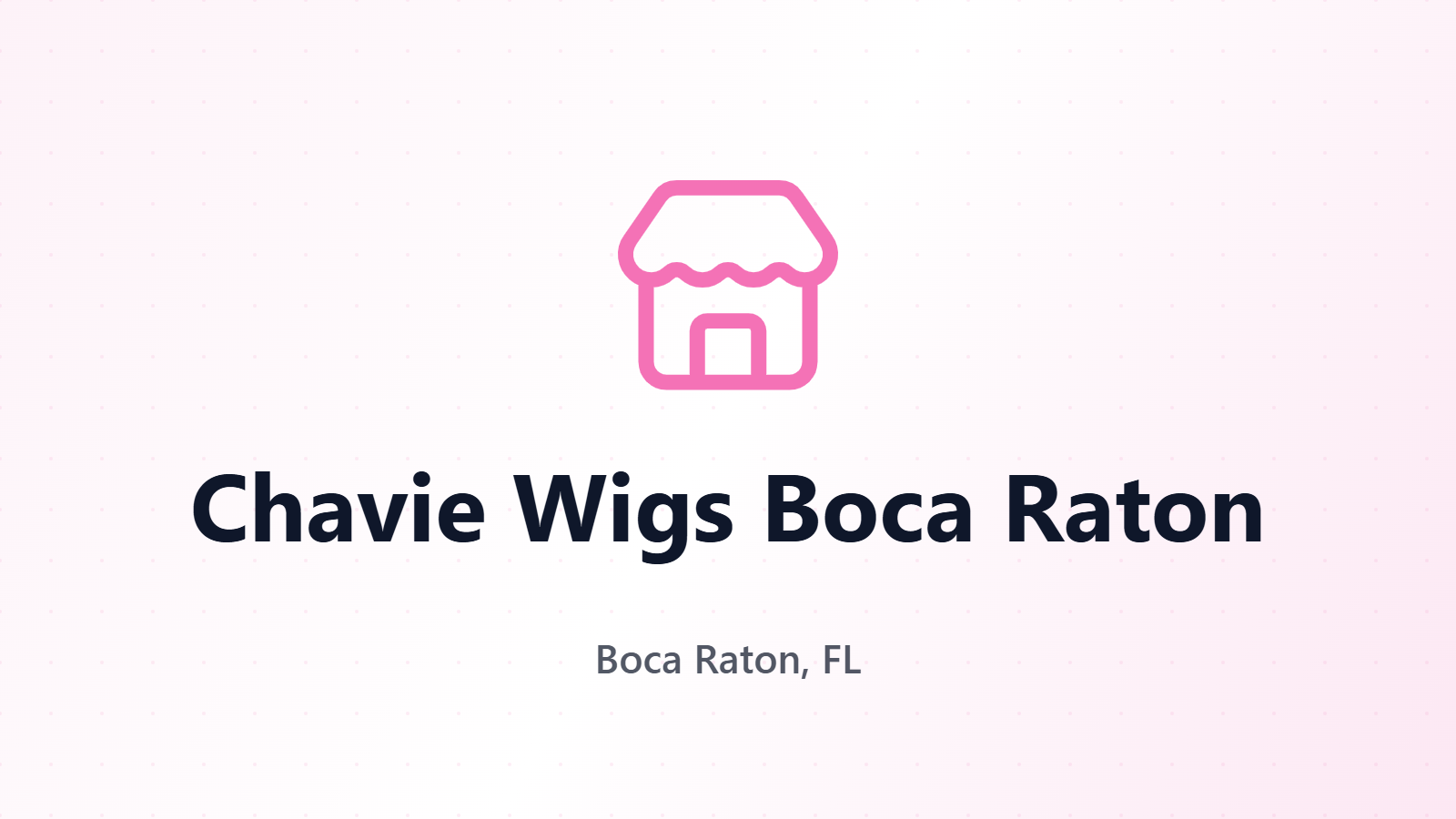 Chavie Wigs Boca Raton